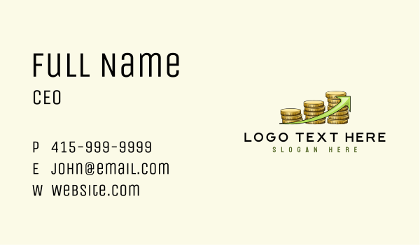 Coin Bank Savings Business Card Design Image Preview