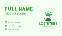 Tea Hour Glass Business Card Image Preview