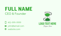 Tea Hour Glass Business Card Image Preview