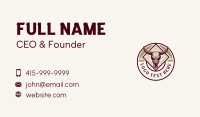 Bull Ranch Butcher Business Card Preview