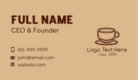 Minimalist Coffee Cup  Business Card Image Preview