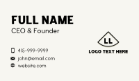 Professional Consulting Brand Business Card Preview