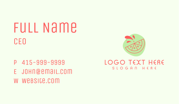 Lemon Juice Bar Business Card Design Image Preview