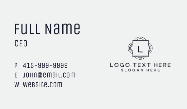 Studio Company Agency Business Card Design Image Preview