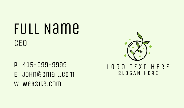 Sprout Leaf Gardening  Business Card Design Image Preview