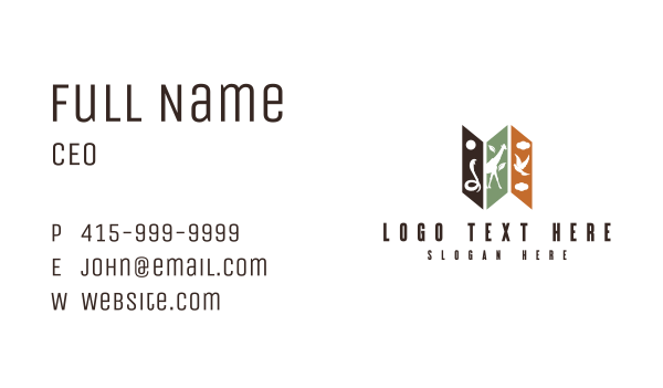 Animal Wildlife Zoo Business Card Design Image Preview