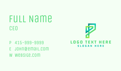 Digital Software App Business Card Image Preview