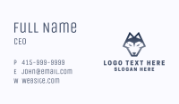 Wild Alpha Wolf Business Card Image Preview
