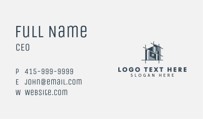 Construction Property Architecture Business Card Image Preview