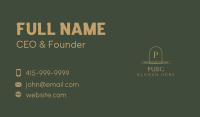 Luxury Arch Letter Business Card Image Preview