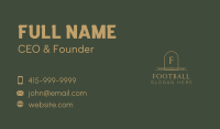 Luxury Arch Letter Business Card Image Preview
