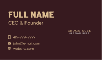 Generic Vintage Firm Business Card Image Preview
