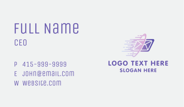 Express Mail Logistic Business Card Design Image Preview