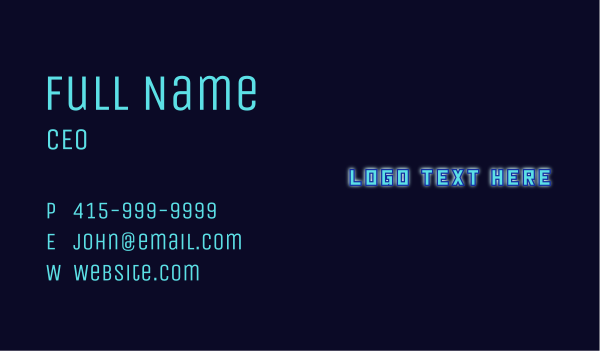Cyber Gaming Wordmark Business Card Design Image Preview