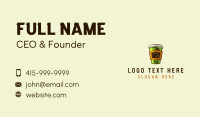 Coffee Cup Fuel  Business Card Preview