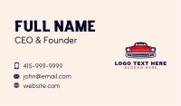 Old School Muscle Car Business Card Image Preview