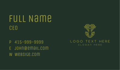 Eco Tree Mother Nature Business Card Image Preview