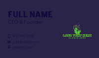 Green Skull Demon Business Card Image Preview