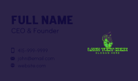 Green Skull Demon Business Card Preview