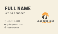 Mountain Sun Valley Business Card Design