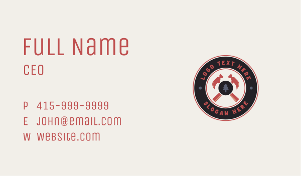 Hammer Carpentry Tools Business Card Design Image Preview