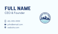 Mountain Outdoor Travel  Business Card Image Preview