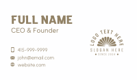 Classic Retro Wordmark Business Card Image Preview