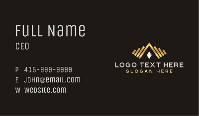 Luxury Roofing House Business Card Image Preview