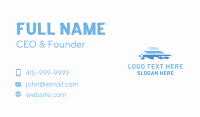 Wave Yacht Boat Business Card Image Preview