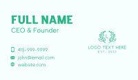 Botanical Lettermark  Business Card Image Preview