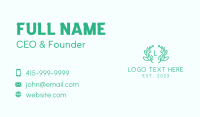 Botanical Lettermark  Business Card Image Preview