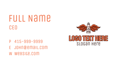 Winged Bullet Business Card