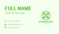 Green Eco Propeller Business Card Image Preview