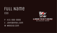 Motorcycle Racing Helmet Business Card Image Preview