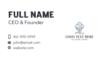 Cotton Plant Organic Business Card Preview