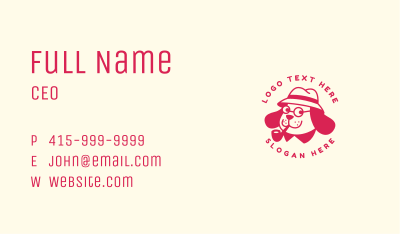 Pet Dog Detective Business Card Image Preview