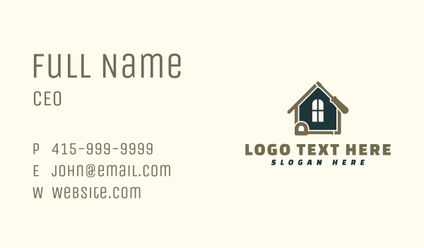 House Construction Renovation Business Card Design Image Preview