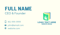 Colorful Marijuana Paper  Business Card Preview