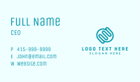 Charity Hands Letter E  Business Card Image Preview