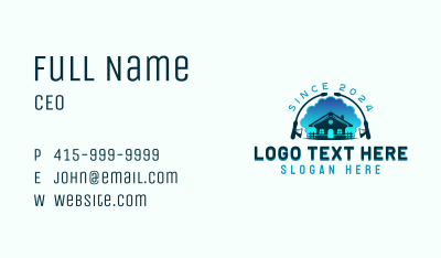 Home Roof Cleaning   Business Card Image Preview