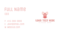 Mouse Pet Shop Heart Business Card Image Preview