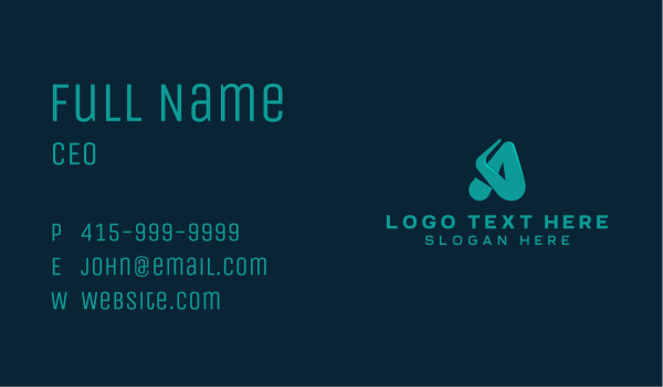 Advertising Media Tech Business Card Design Image Preview