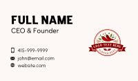 Organic Spicy Chili Business Card Image Preview