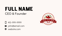 Organic Spicy Chili Business Card Design