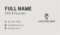 Mustache Barber Hairdresser Business Card Image Preview