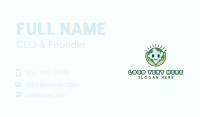 Earth Hands Globe Business Card Preview