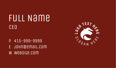 White Bull Meat Shop  Business Card Image Preview