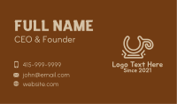Brown Coffee Mug  Business Card Image Preview