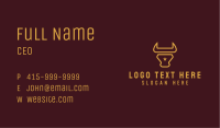 Western  Bull Meat Shop  Business Card Image Preview