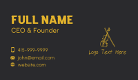 Golden Violin Cello Business Card Preview